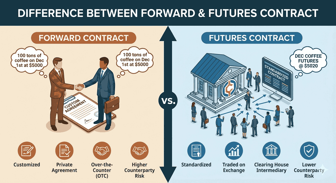 Difference Between Forward and Futures Contract