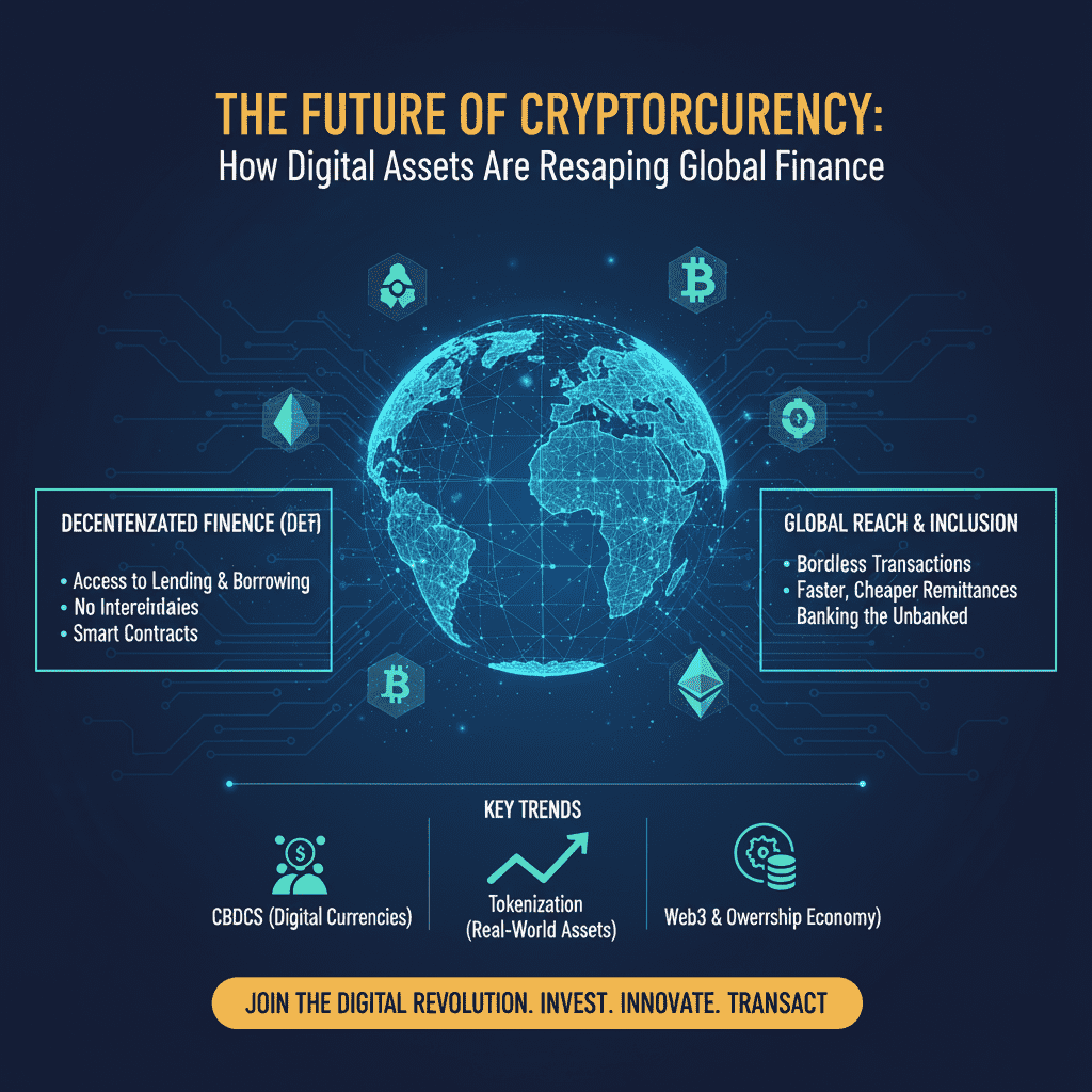 The Future of Cryptocurrency: How Digital Assets Are Reshaping Global Finance